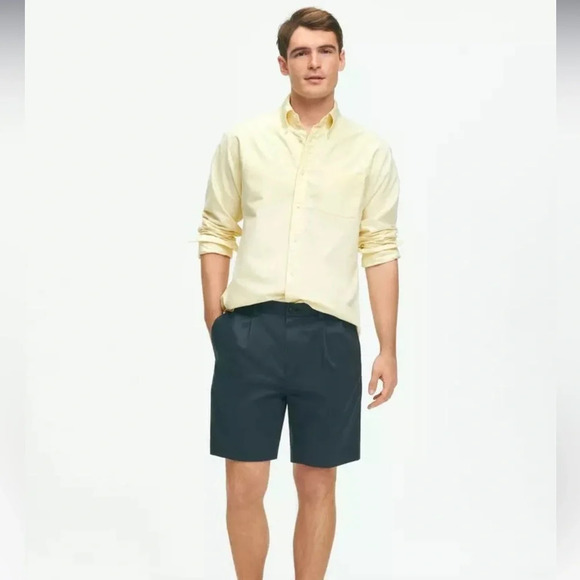 100% linen Polo Ralph Lauren navy shorts size 33 in excellent like-new condition - Picture 1 of 5